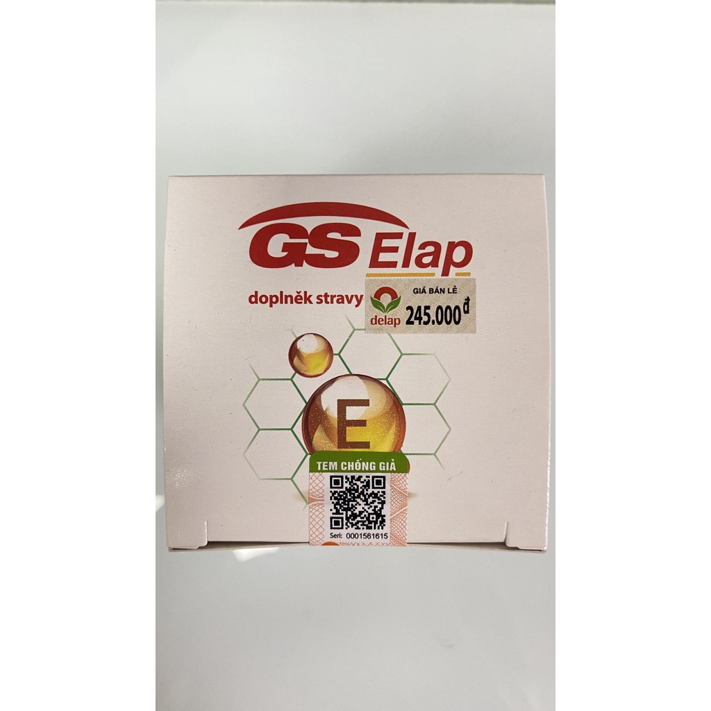 GS Elap.Bổ Sung Vitamin E Chống Oxy Hóa,Sáng Da,Mờ Nếp Nhăn,Thâm Sạn Da