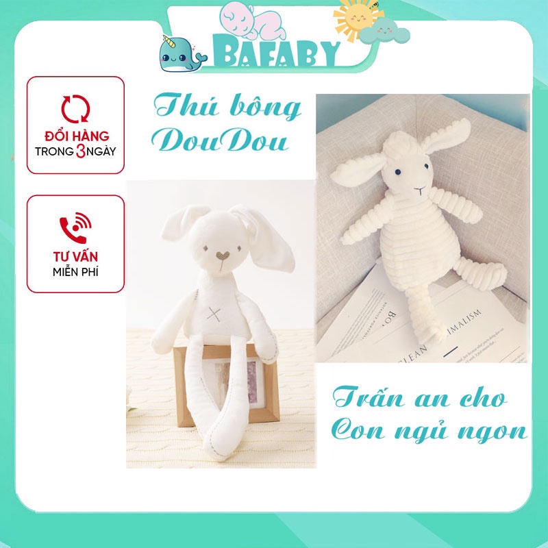 Thú Nhồi Bông Doudou Giúp Bé Ngủ Ngon Mỗi Ngày