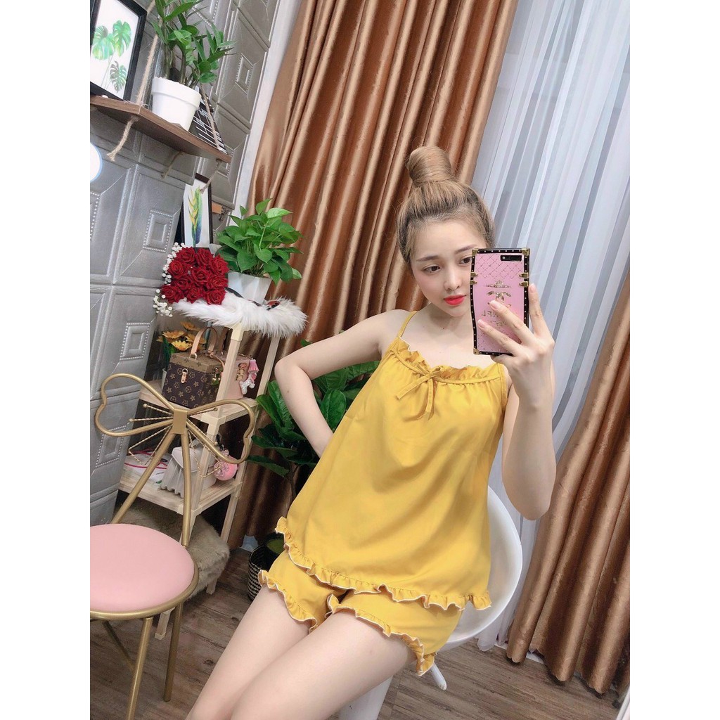 Bộ 2 dây Viền Bèo chất Lụa Xịn Mịn Mát Trơn đủ Màu | BigBuy360 - bigbuy360.vn