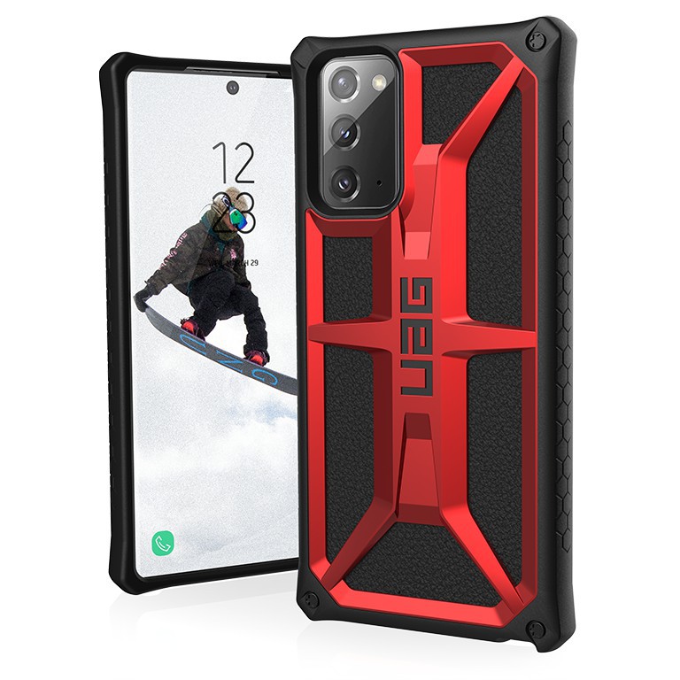 Ốp điện thoại UAG Carbon Fiber Monarch Rugged Case Samsung Note 20 Ultra S20 Utra Casing Note 10 Plus Note20 S20+ Shockproof Cover