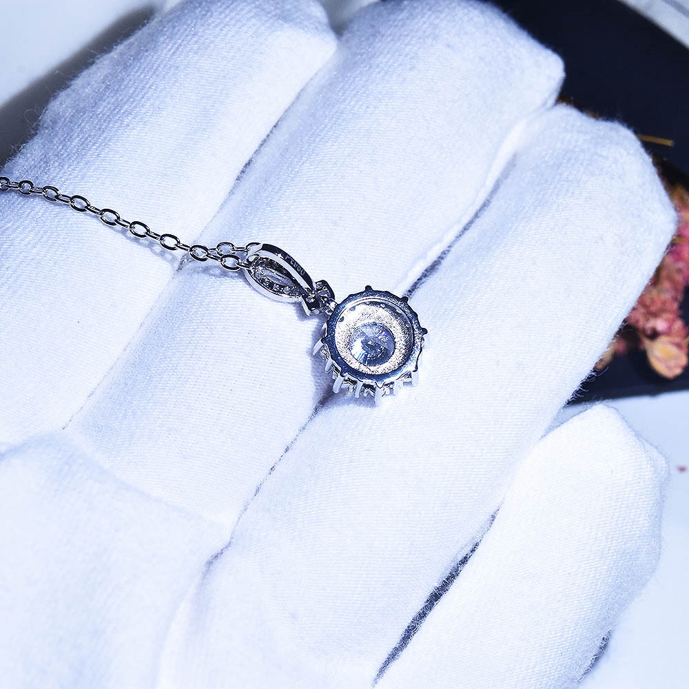 Carat Vòng cổ Bạc Sterling Cao Cấp Thiết Kế Tối Giản Sang Trọng Pt950-JHS2-P