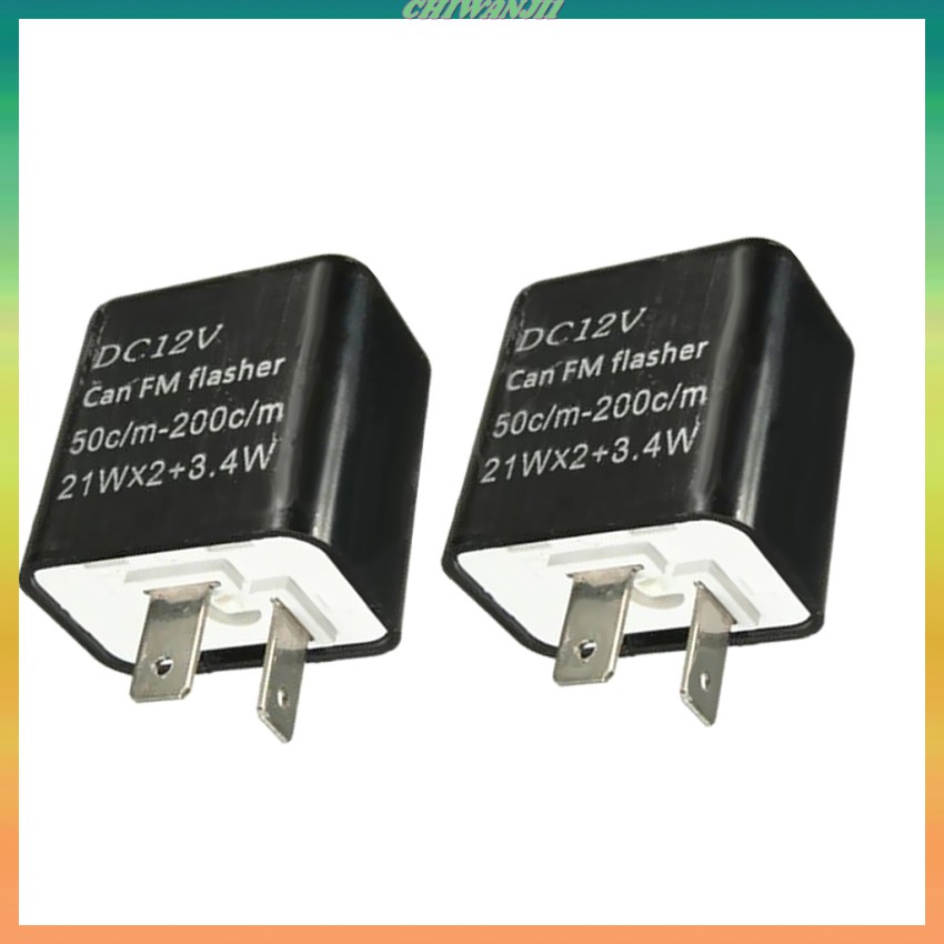 Set 2 Rơ Le Đèn Led Xi Nhan 12v 2 Pin Chuyên Dụng Cho Xe Mô Tô