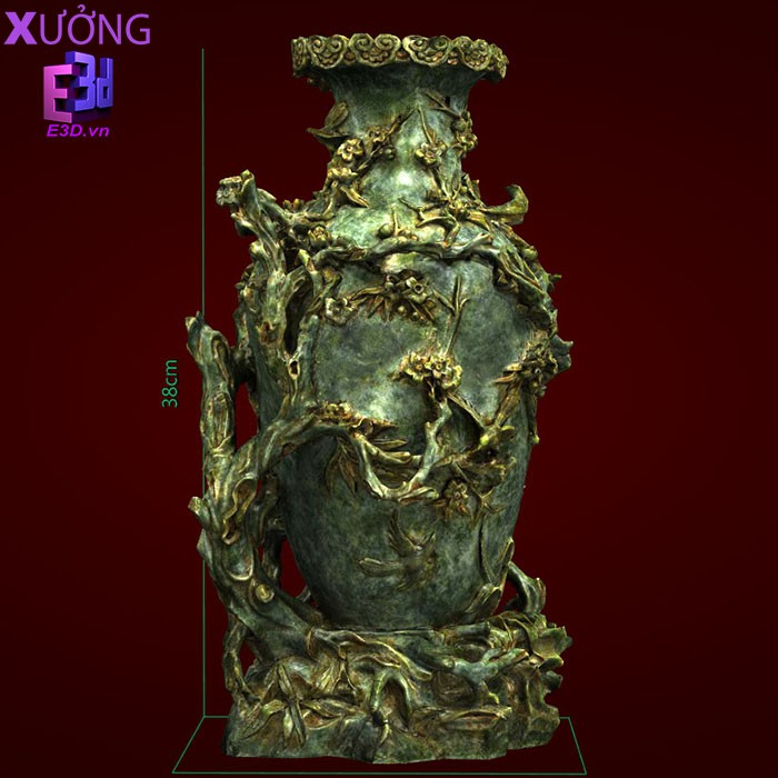 Qùa tặng tết - Lo cắm hoa - Xưởng E3D - LO 048