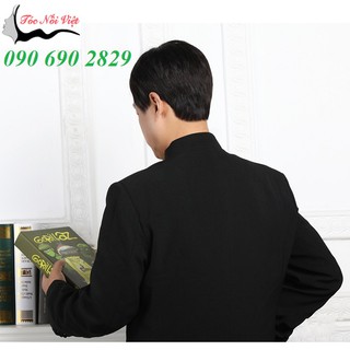 Tóc đội nam trung niên bằng tóc thật, tóc người