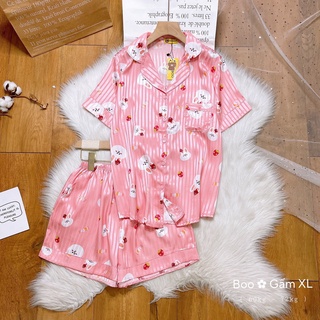 [SIÊU RẺ] Đồ bộ Pijama BIGSIZE lụa gấm