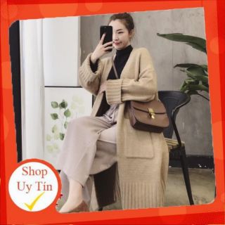 ( MẪU MỚI ) ✅ Áo khoác len cadigan cho mẹ bầu chất dầy dặn ấm áp mùa đông B08