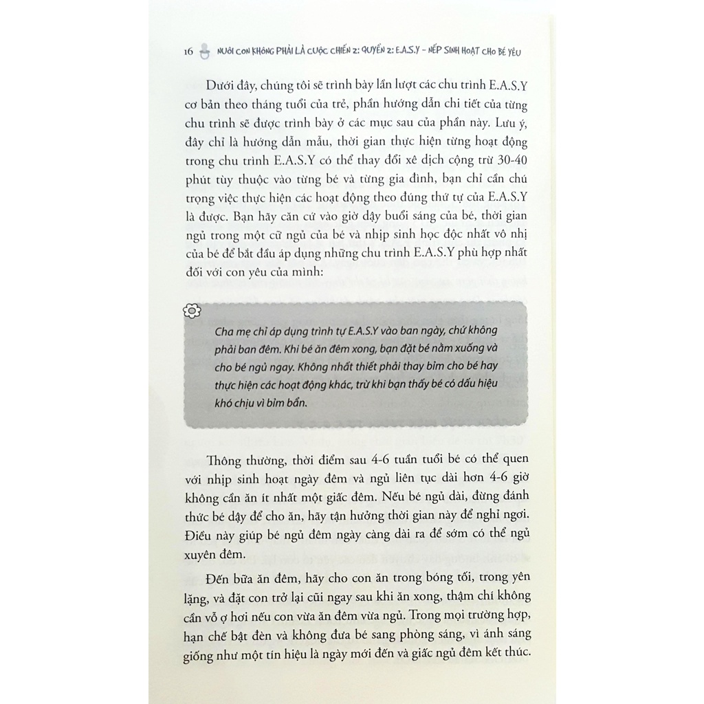 Sách nuôi dạy con - Nuôi Con Không Phải Là Cuộc Chiến 2 - E.A.S.Y - Nếp Sinh Hoạt Cho Bé Yêu (Tái Bản 2021)