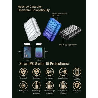 Pin Dự Phòng MAZER Pocket Power Mini 10000mAh