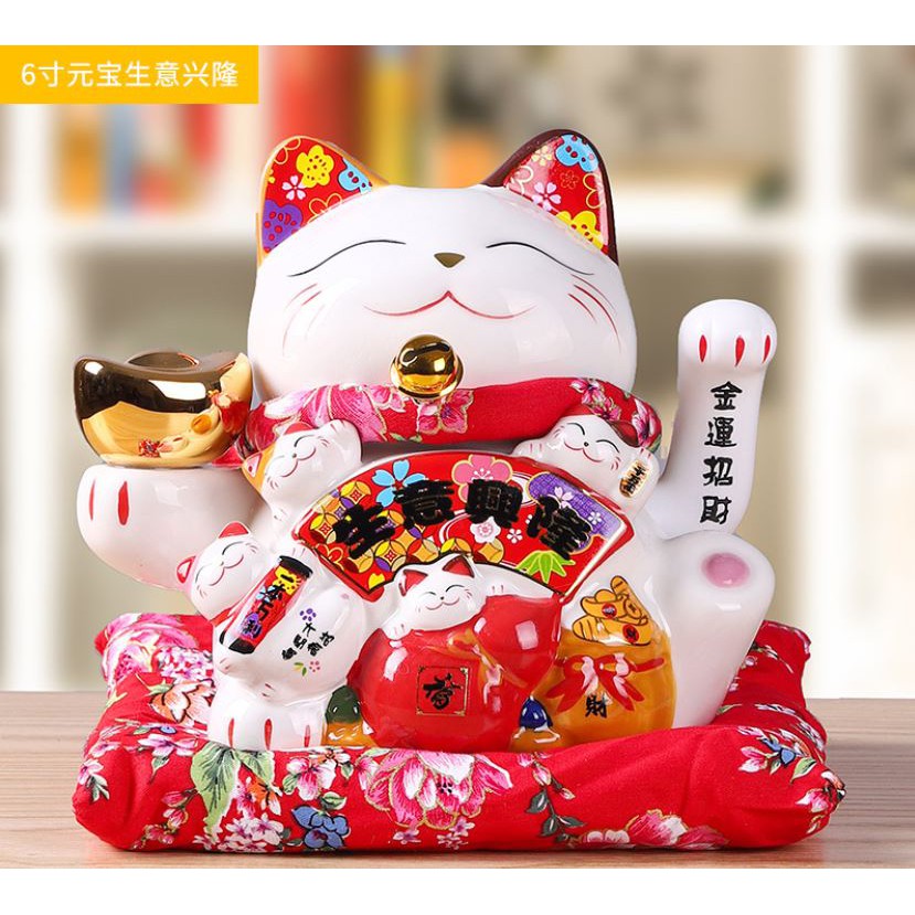 Mèo Thần Tài Đại Cát Siêu Cute 18cm | BigBuy360 - bigbuy360.vn