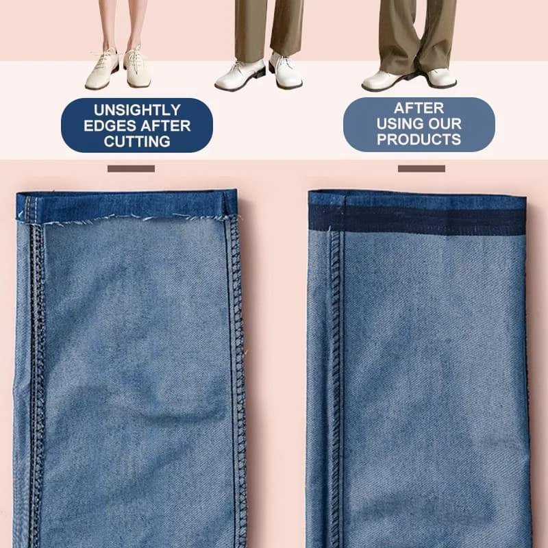 1/2/3/5m Băng Keo Dán Quần Short Ống Thẳng Không Cắt Nhiều Màu Trang Trí Quần Jean DIY