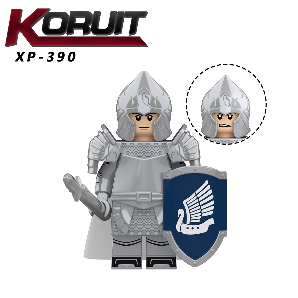 COMBO 6 Minifigures Nhân Vật Lính Thiên Nga Dol Amroth Trong Lord Of The Rings KT1051 - Lắp Ráp Đồ Chơi Mini