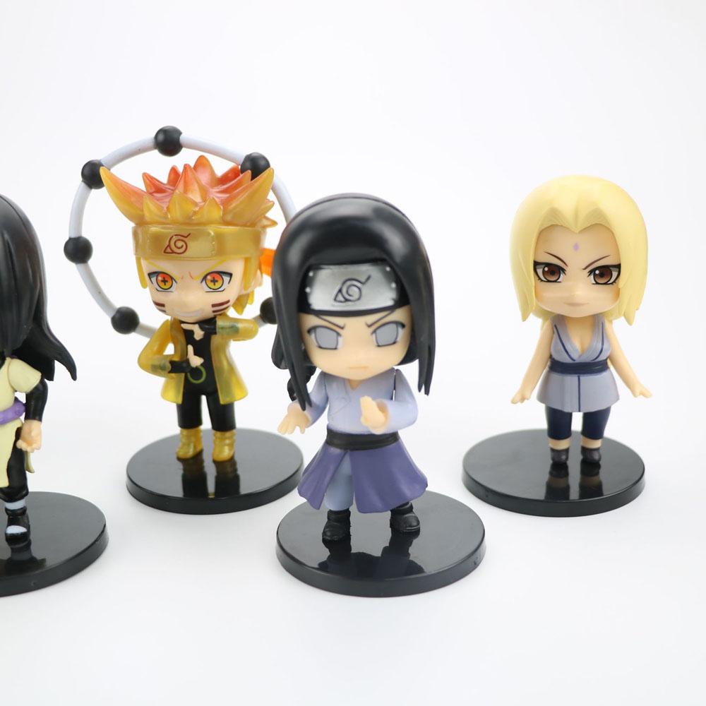 JARRED Set 6 Mô Hình Nhân Vật Phim Hoạt Hình Naruto