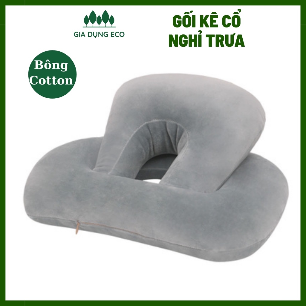 Gối Kê Cổ Ngủ Trưa Chống Đau Mỏi Vai Gáy Gối Kê Lưng Văn Phòng Đi Máy Bay Và Du Lịch