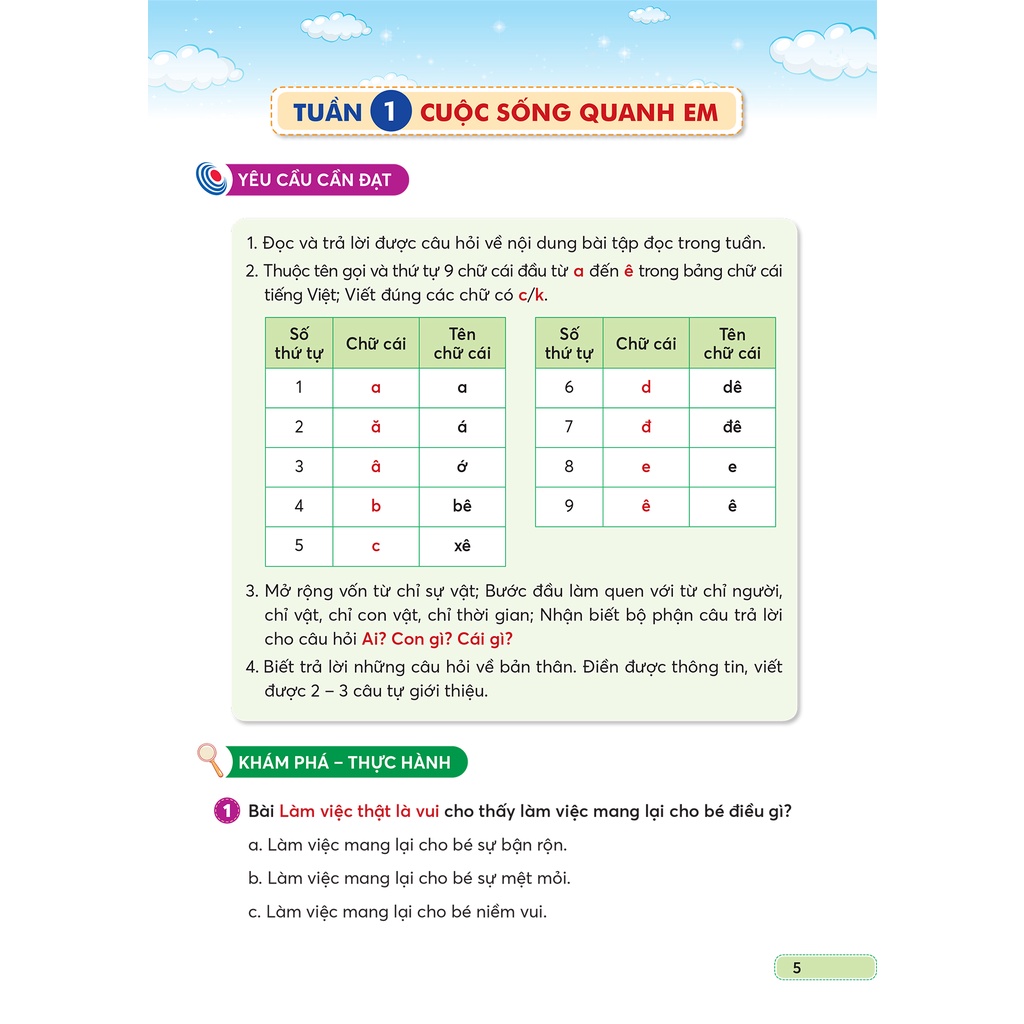 Sách Bài tập Tiếng Việt 2 Tập 1 Phát triển năng lực