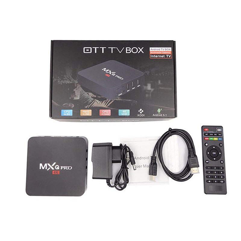 TV Box Android Rockchip MXQ Pro 4K tặng kèm Remote điều khiển