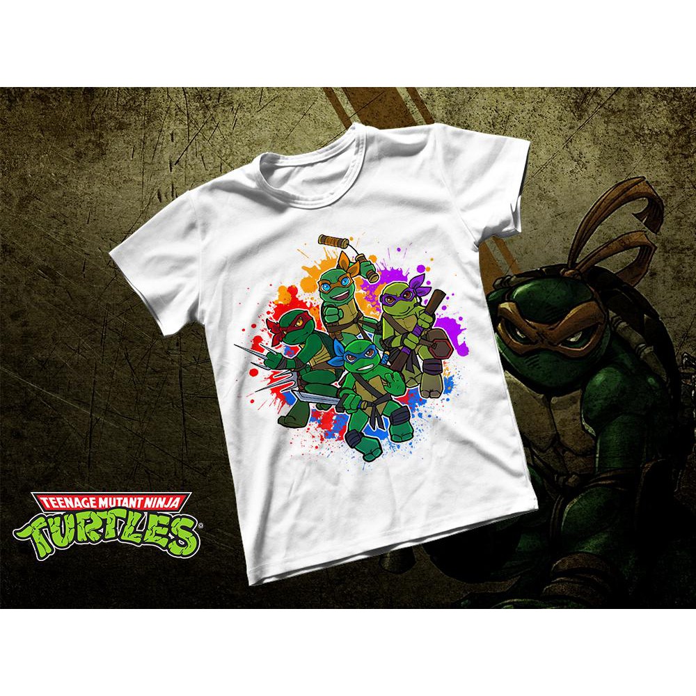 Áo thun Cotton Unisex - Movie - Ninja Turtle - Thiếu niên ninja rùa đột biến