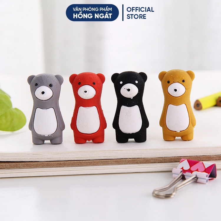 Tẩy bút chì gấu winnie, đồ dùng học tập dễ thương gôm tẩy cute giá rẻ làm quà tặng học sinh văn phòng phẩm T14