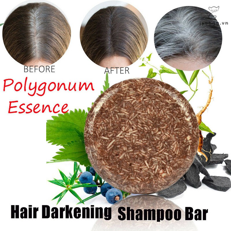 Hair Darkening Shampoo Bar Oil Control Nourishing Moisturizing Soothing Cleaning