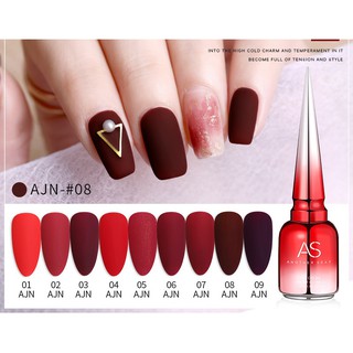 Sơn gel AS chính hãng chai đỏ bảng màu AJN 15ml