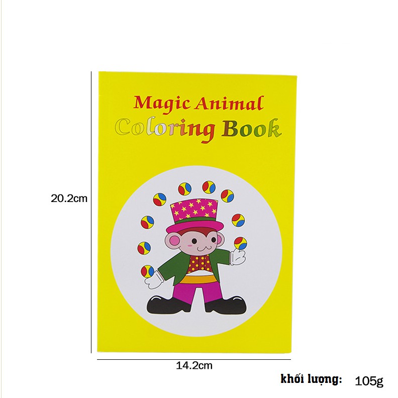 Ảo thuật sách đổi màu hoạt hình