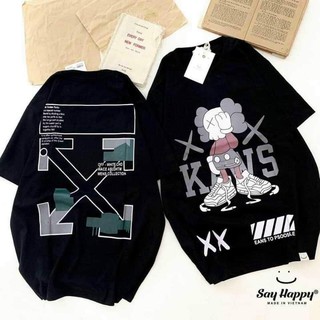 Áo thun Unisex Nam form rộng [ Có hình thật ] vải Cotton 65%  thời trang in hình họa tiết trang nhã cổ tròn tay ngắn