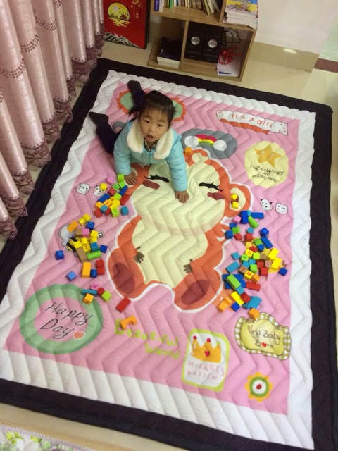 THẢM TRẢI SÀN COTTON SIÊU KUTE CHO BÉ 145x195CM