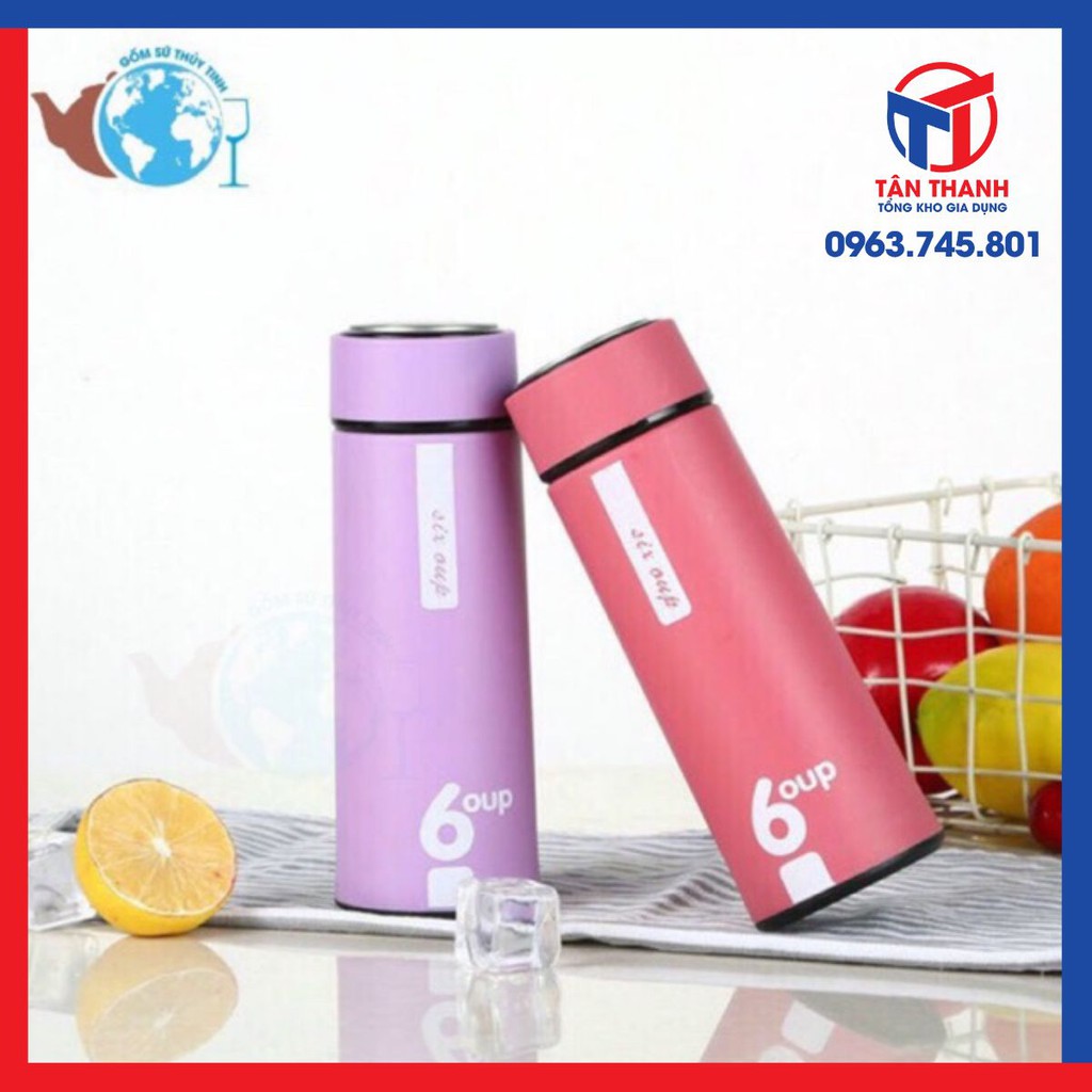 Combo 10 Bình giữ nhiệt vỏ nhựa lõi thuỷ tinh 450ml