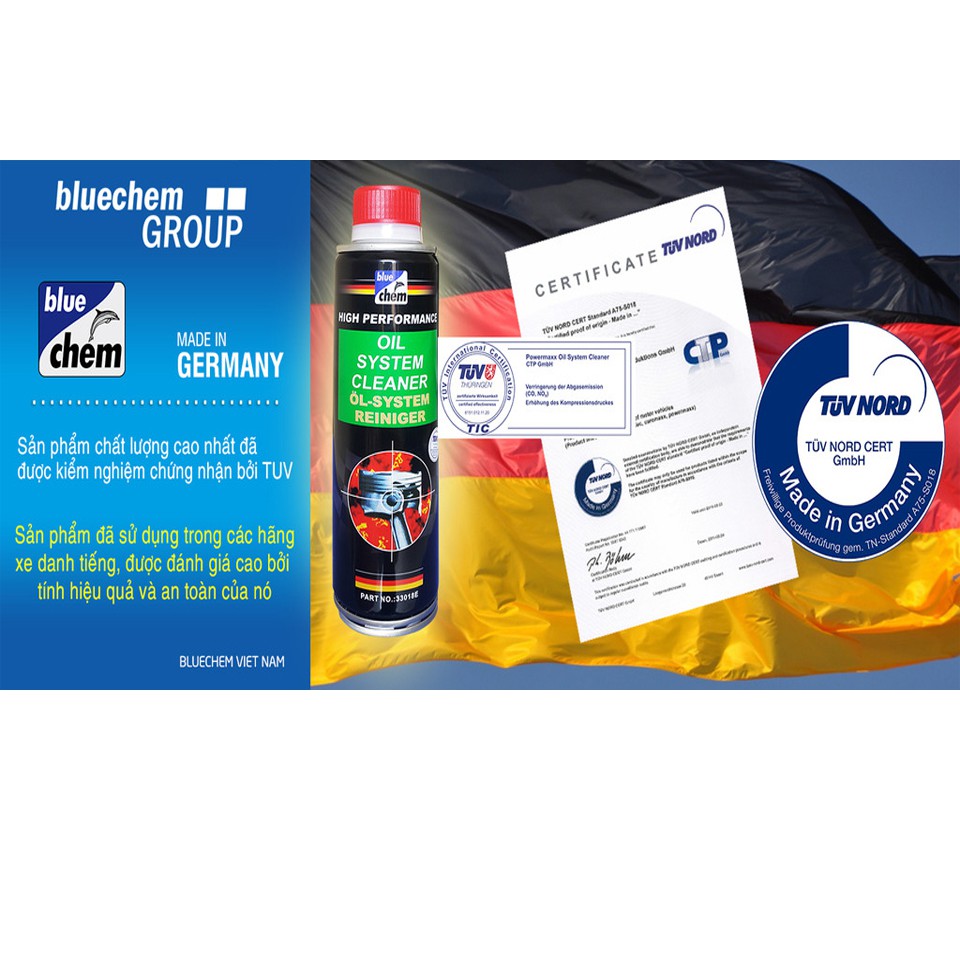 ⚡️Đẳng Cấp⚡️Dầu nhớt Mô Tô hiệu suất cao Bluechem PROTEC PREMIUM 10W-40/50 Fully Synthetic API SN/JASO MA 📞Misaki Shop