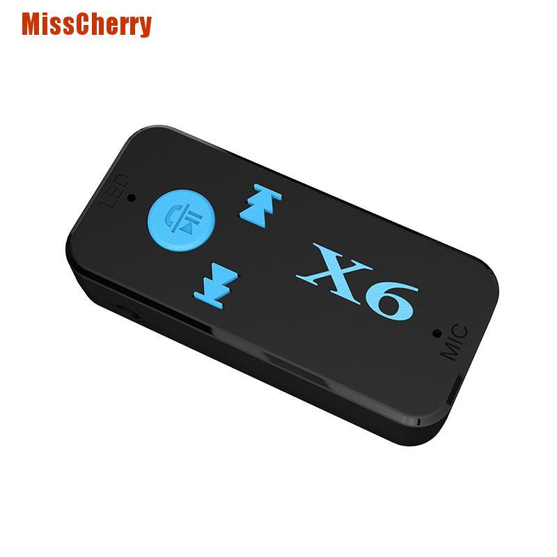 Thiết Bị Nhận Tín Hiệu Bluetooth Không Dây X6 Jack 3.5mm Cho Xe Hơi