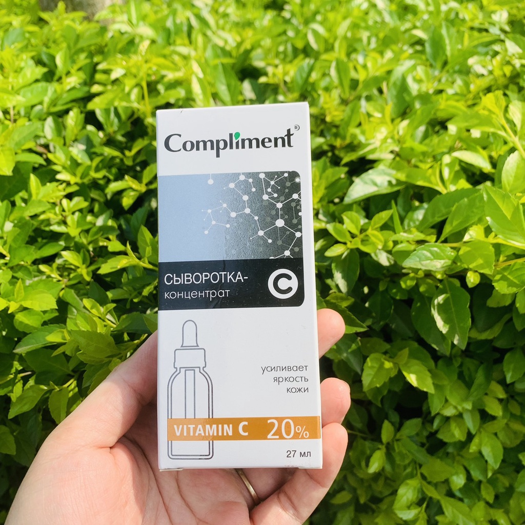 Serum Compliment Vitamin C 20% dưỡng trắng sáng da 27ml