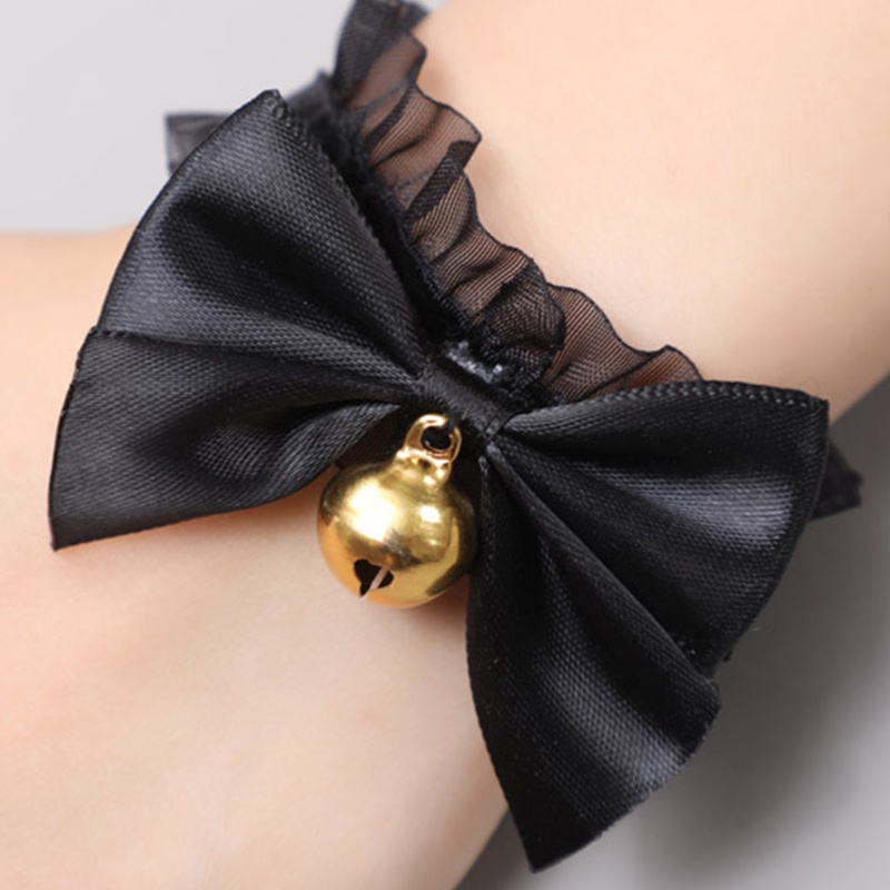 Vòng Cổ Choker Ren Phối Nơ Phong Cách Lolita Nhật Bản