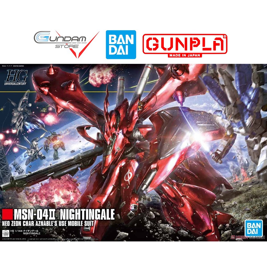 Mô Hình Gundam HG Nightingale Bandai 1/144 HGUC UC Đồ Chơi Lắp Ráp Anime Nhật