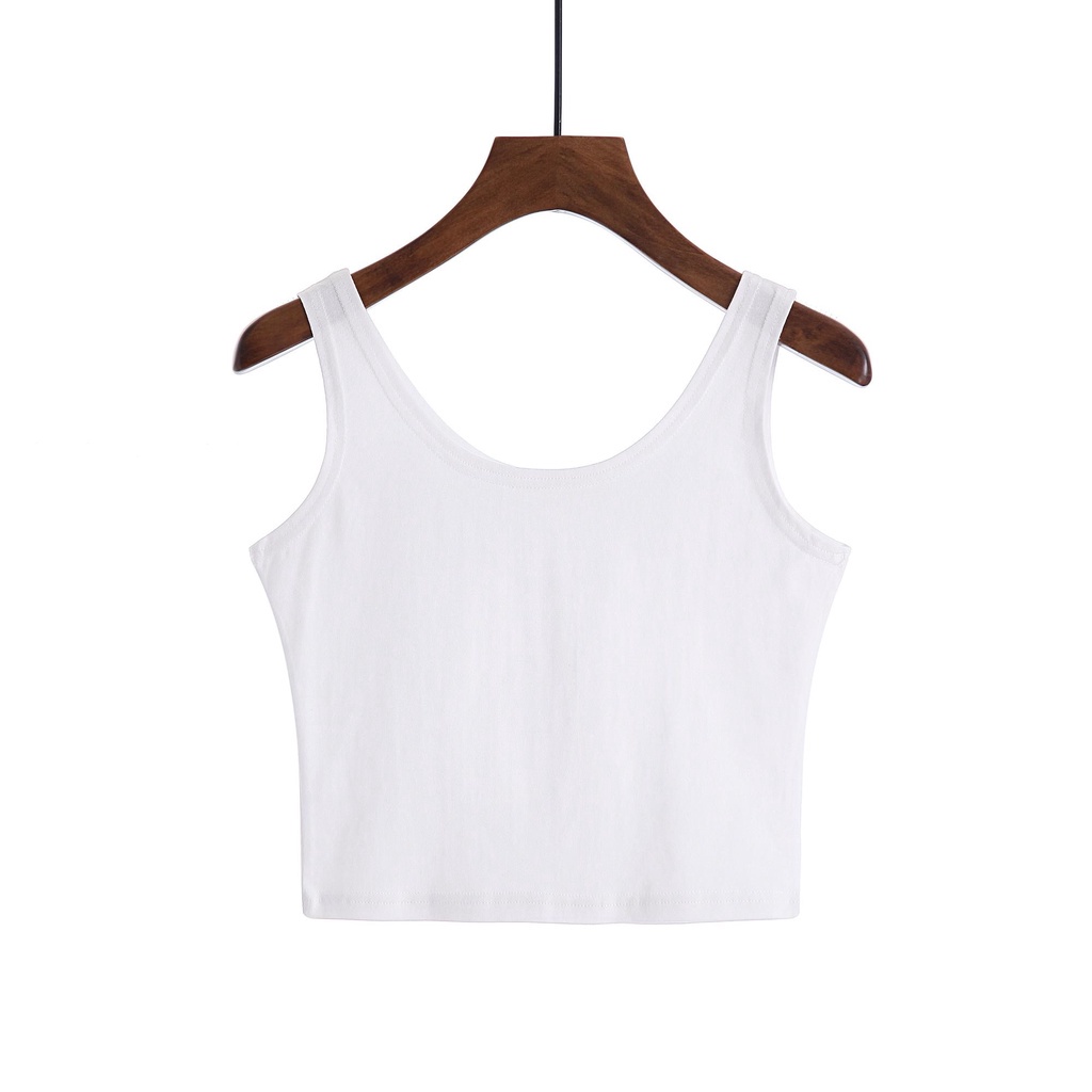 Áo ba lỗ, croptop nữ ôm body tank top vải cotton co giãn,mềm mại