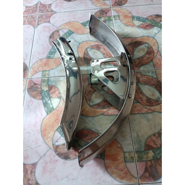 Dè xe win 100 gắng được cafe racer sắt xi