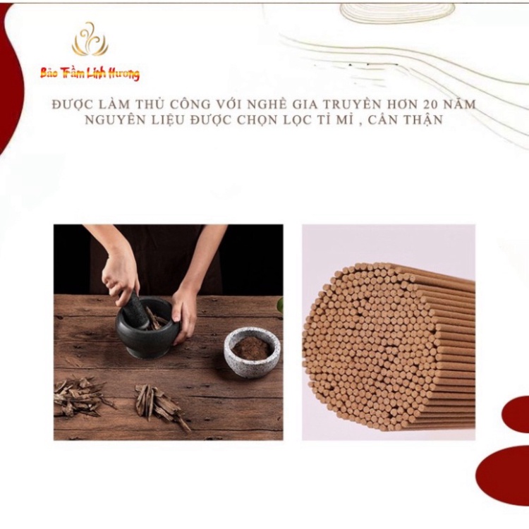 Nhang Trầm Hương Không Tăm 100% Tự Nhiên Trầm Quảng Nam Cao Cấp - Trừ Uế Khí , Thư Giãn Giải Tỏa Căng Thẳng