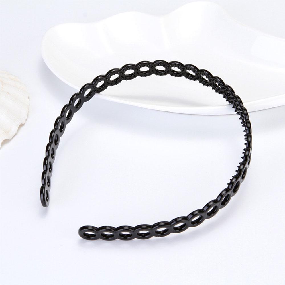 Băng Đô Cài Tóc Chống Trượt Bằng Nhựa Resin Thời Trang Unisex