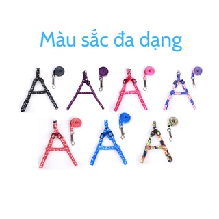 Dây dắt và đai ngựa cho chó mèo, đa dạng màu sắc, thiết kế ôm trọn, tránh tuột khi di chuyển