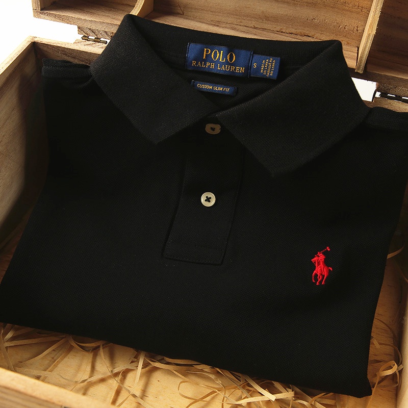 Áo Thun polo Ralph Lauren Tay Ngắn Bằng Cotton Nguyên Chất Thêu Họa Tiết Cổ Điển Thời Trang Mùa Hè Cho Nam Và Nữ