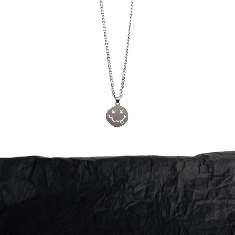 Dây chuyền phối mặt biểu tượng cảm xúc thời trang cho cặp đôi