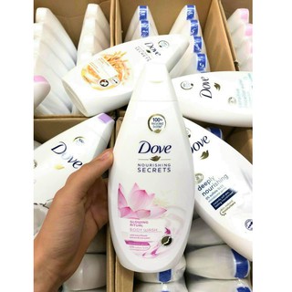 Sữa tắm DOVE Dưỡng Ẩm Mềm Mịn Da CHÂU ÂU 500ML