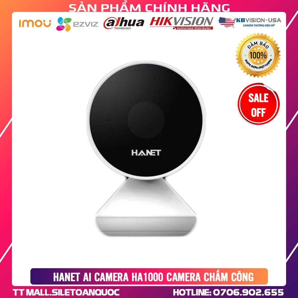 [MUA 1 TẶNG 1] HANET AI CAMERA HA1000 - Camera thông minh trí tuệ nhân tạo đầu tiên của Việt Nam | BigBuy360 - bigbuy360.vn