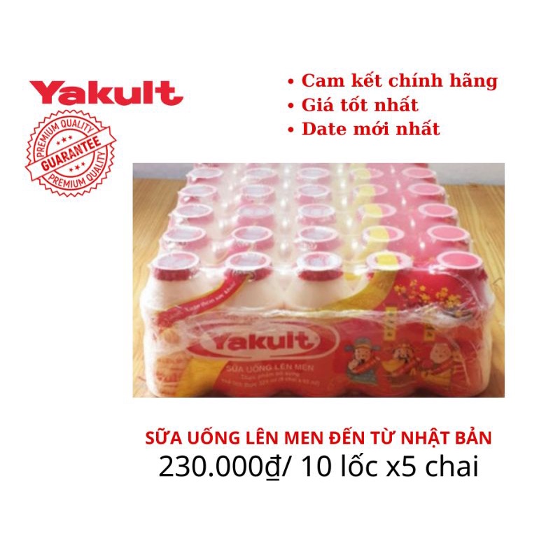 Thùng 10 lốc Yakult  date 28.03.2023
