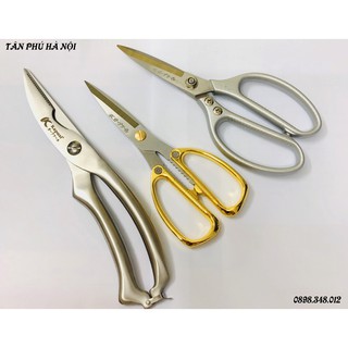 Bộ 3 kéo cắt thực phẩm - kéo cắt gà kapusi japan