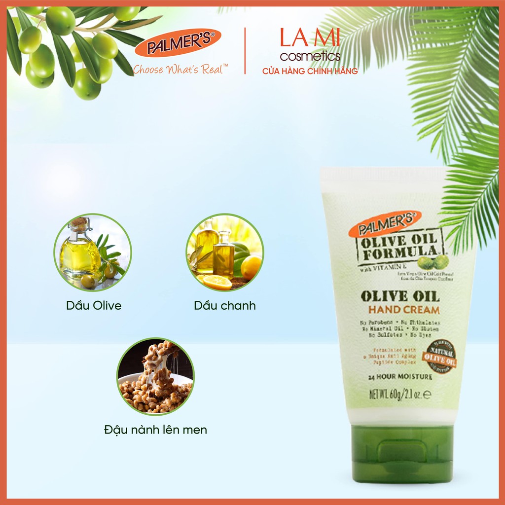 Kem dưỡng da tay ngăn ngừa lão hóa Olive Palmer's 60g | BigBuy360 - bigbuy360.vn