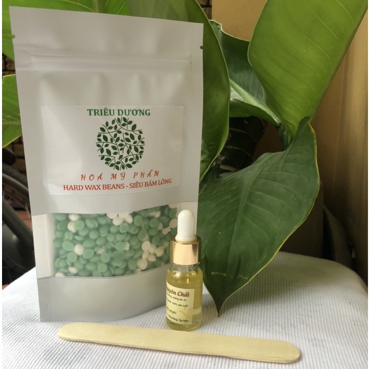 Sáp wax lông Triêu Dương 100gr +  Mỡ trăn nguyên chất 10ml