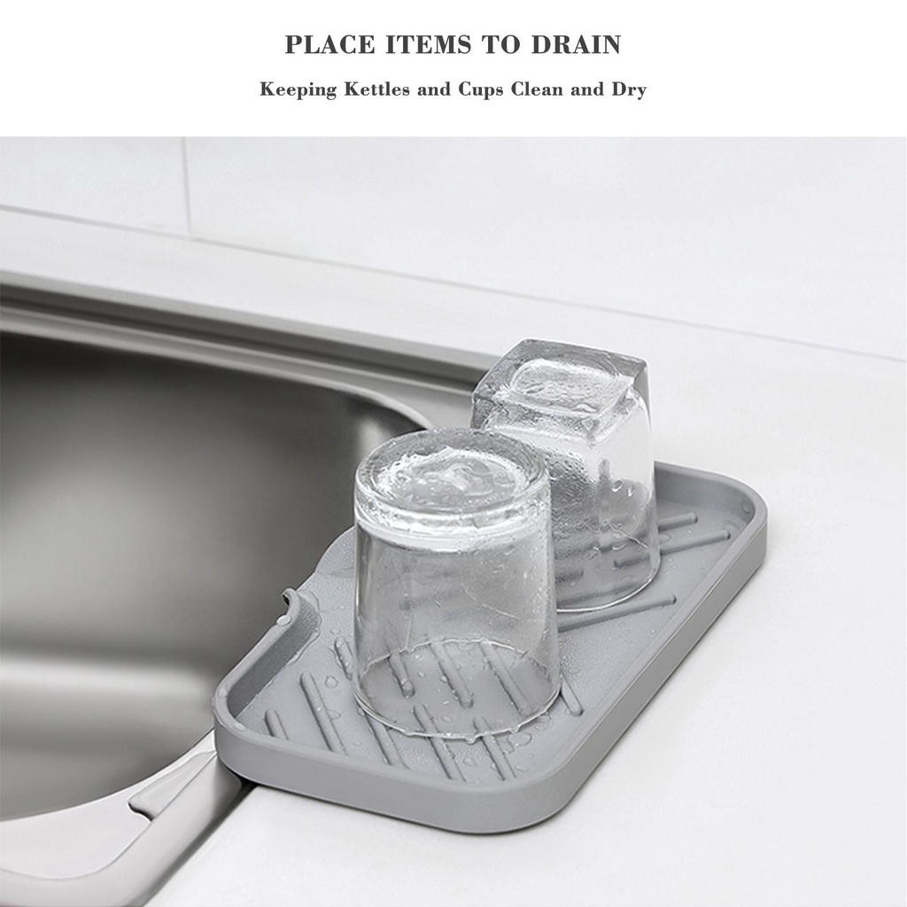 A-LIFE Khay Silicone Đựng Xà Phòng / Miếng Rửa Chén Tiện Dụng Cho Nhà Bếp