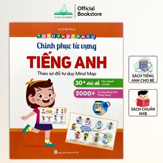 Sách - Chinh phục từ vựng tiếng anh theo sơ đồ tư duy quét mã QR (file đọc chuẩn bản ngữ) - NPH Việt Hà