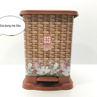 Thùng rác nhựa giả mây, nhựa Việt nhật 3 kích cơ