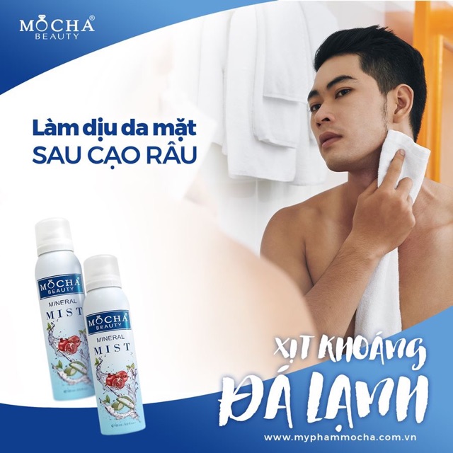 XỊT KHOÁNG ĐÁ LẠNH MOCHA - CHÍNH HÃNG