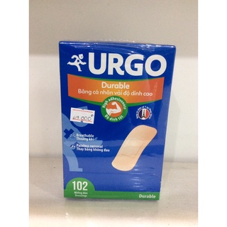 Băng cá nhân vải độ dính cao URGO 102 miếng
